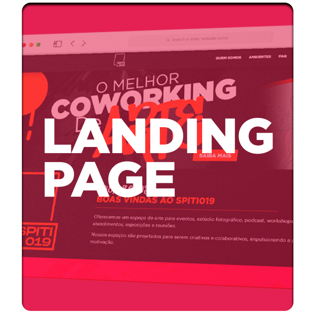 Landing Pages, sites e paginas de venda